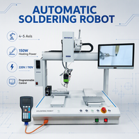 Machine à souder automatique pour câbles USB et éclairage LED, équipement de soudage robotisé avec tête de fer à souder, Chine