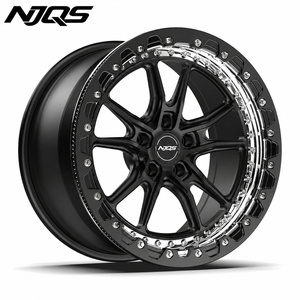 Jantes forgées NJQS de haute qualité, 5 ou 6 trous, Beadlock, jantes en alliage chaud, <span class=keywords><strong>4x4</strong></span>, tout-terrain, SUV, voiture de sport, luxe, en 18, 20, 22, 24 pouces - Product Image 1