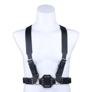 Men's High Quality <b>Leather</b> Body <b>Harness</b> Punk Rave Adult Sex Lingerie Accessories with Straps Sexy Sex Toys for Gay Clothing - Product Image 3