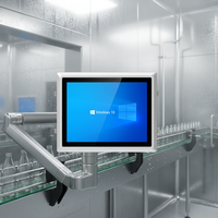LinNuo FR121 Panel PC Industrial de 12.1 Pulgadas, CPU Intel de 13.ª Generación, RAM/SSD Personalizables, Monitoreo de Energía para Procesamiento de Alimentos/Bebidas Estériles