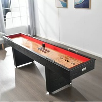 Tables de shuffleboard (Shuffle-Puck) de luxe importées de haute qualité en panneaux de densité, vente directe usine, pour divertissement et team building
