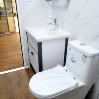 Maison conteneur mobile pliable moderne en kit, type cabine, pour couchage, séjour et salle de sport, fabriquée en Chine