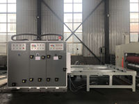 Machine de découpe à rainurage et d'impression à alimentation par chaîne semi-automatique, machine de fabrication de boîtes en carton ondulé/carton