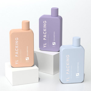 HDPE New 450ml Purple Blue Orange <strong>Milk</strong> Tea Shampoo <strong>Bottles</strong> for Skin Care Serum Lotion Nail Polish Oil - Product Image 1
