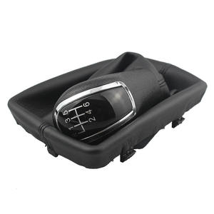 Pommeau de levier de vitesse Audi 5/6 vitesses en cuir ergonomique avec cache anti-poussière compatible avec FAW AUDI CA - Product Image 3