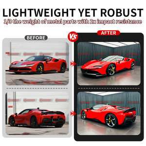 ชุดแต่งตัวถังรถยนต์คาร์บอนไฟเบอร์แบบแห้งสไตล์ OEM รุ่นใหม่ สำหรับ Ferrari SF90 ชุดแต่งภายในห้องโดยสาร ชุดแต่งกันชนหน้า-หลัง - Product Image 3