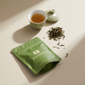 Sacs à fermeture éclair réutilisables personnalisés sac alimentaire en plastique pochette debout en aluminium pour thé grains de café fleurs feuilles fermeture éclair pour emballage de thé - Product Image 5