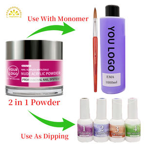 OEM Fabrication Offre directe Logo personnalisé 3-en-1 Pots de trempage transparents Poudre acrylique Kit de démarrage pour la décoration des ongles <span class=keywords><strong>pas</strong></span> <span class=keywords><strong>cher</strong></span> - Product Image 5