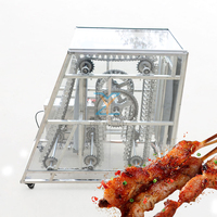 Machine à barbecue automatique Brochette de viande Équipement de barbecue Chauffage au gaz Barbecue Chauffage électrique Machine à barbecue sans fumée