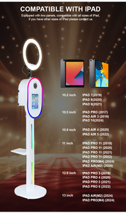 Tất cả trong một phổ hình bầu dục <span class=keywords><strong>iPad</strong></span> Photo Booth với máy in đứng phù hợp trong nhiều <span class=keywords><strong>iPad</strong></span> Kích thước kỷ niệm sự kiện Selfie Photo Booth - Product Image 3