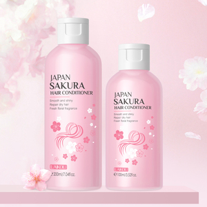 Acondicionador Capilar Laikou Japan Sakura, Nuevos Productos Naturales para el Cuidado del Cabello, Mascarilla Capilar para Cabello Rizado o Liso, 100ml 200ml, Fragancia Floral Fresca - Product Image 1