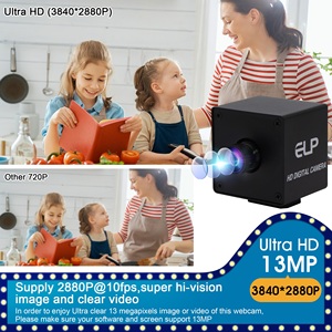 Webcam USB HD 13MP avec pilote d'objectif grand angle sans distorsion Caméra Web USB Plug & Play gratuite - Product Image 3
