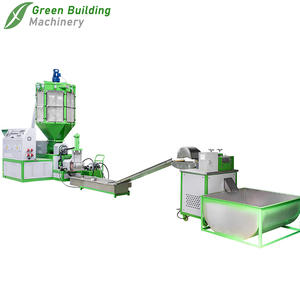 آلة تحبيب البوليسترين المبثوق (EPS) لإعادة تدوير الستايروفوم من شركة GREEN BUILDING MACHINERY، محرك 27 كيلو واط، إنتاجية 50-70 كجم/ساعة، 380 فولت، تبريد بالماء - Product Image 3