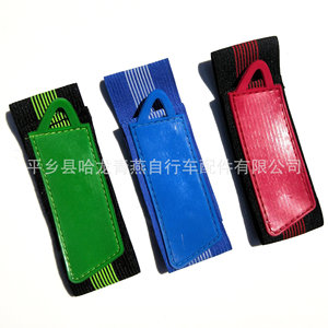 Bicycle Leg Straps Non-Slip <b>Elastic</b> Hook Loop Closure Unisex Cycling Gear - Product Image 4
