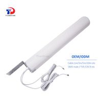 Antena de plato grande de largo alcance Omni direccional CRC9 TS9 LTE Lte 18dBi Mimo Router Antena 4G