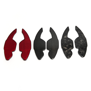 Extensión de volante de fibra de carbono, embellecedor de palanca de cambio para <span class=keywords><strong>Skoda</strong></span> <span class=keywords><strong>Octavia</strong></span> A5 MK2 1Z RS VRS RS <span class=keywords><strong>Combi</strong></span> explorador 2010-2012 facelift - Product Image 1