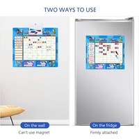 Tableau de récompenses et de punitions pour enfants 2026, tableau de récompenses magnétique en bois, autocollant mural
