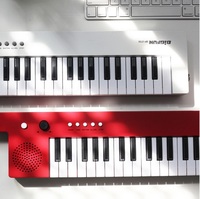 Kids Electric Piano Keyboard 37 Keys Keytar, Musical Instrument, Portable Electronic Pianos Toy for Girls Child Beginners