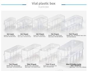 Cajas de Plástico Transparente Rectangulares de PP para Frascos de 3ml, 5ml, 7ml, 10ml, 12ml y 20ml, Estuche de Viaje para Almacenamiento de Frascos, Frascos de Materiales Reciclados - Product Image 2