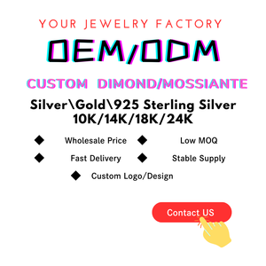 Fine Jewelry Hersteller OEM/ODM Custom ize Halskette Ohrringe 925 Silber 14 Karat 18 Karat vergoldet Bieten Sie maßge schneider ten Schmuck