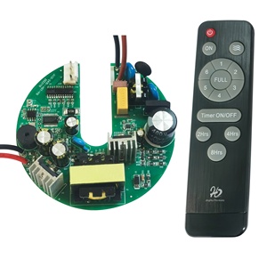 OEM BLDC quạt trần điều khiển 12V 24V 45W chuyển đổi Kit AC DC điều khiển từ xa PCB pcba bảng mạch điều khiển <span class=keywords><strong>IR</strong></span> điều khiển từ xa - Product Image 4