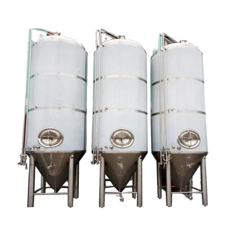 50BBL 100hl के लिए शराब की भठ्ठी उपकरण टर्नकी संयंत्र बीयर fermenting टैंक