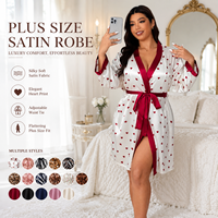 Robe de mariée en satin surdimensionnée pour femmes, élégante et luxueuse, été, ODM, grande taille, 7XL, pyjama maxi