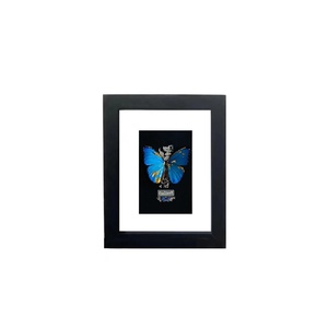 China Gems Photo <strong>Frame</strong> 3.5 Inch Black <strong>White</strong> Vintage Small <strong>square</strong> Shadow Box for Stone Gems Display - Product Image 2