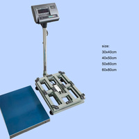 40x50cm Modèle TCS Balance à plateforme numérique Haute précision Capacité 300kg Banc industriel électronique Indicateur de pesage Support ODM