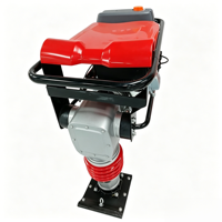 Compacteur de sol à moteur thermique 4 temps de qualité industrielle robuste, 4 kW, haute efficacité, pour les professionnels du bâtiment