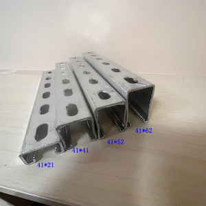 Sıcak haddelenmiş 41*41 dikme kanal karbon çelik U Metal kanal boru hattı destek sistemi için oluklu uniwall duvar braketi - Product Image 4