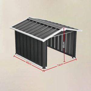 Abri de jardin multifonctionnel en acier robuste pour extérieur, idéal comme maisonnette, abri de jardin, ou logement d'appoint - Product Image 6