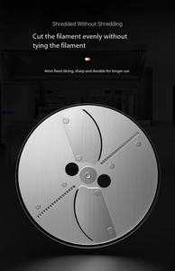 Machine électrique multifonctionnelle pour couper et hacher les légumes, les pommes <span class=keywords><strong>de</strong></span> <span class=keywords><strong>terre</strong></span>, les radis, les carottes, les <span class=keywords><strong>oignons</strong></span> - Product Image 6