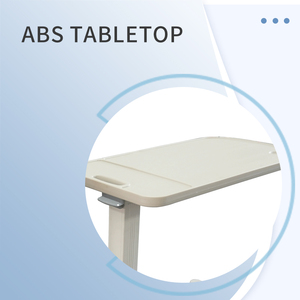 Table <span class=keywords><strong>de</strong></span> <span class=keywords><strong>lit</strong></span> réglable en métal pour cuisine et salle à manger, idéale pour <span class=keywords><strong>lit</strong></span> d'hôpital, avec fonction <span class=keywords><strong>de</strong></span> levage facilitant la manutention - Product Image 4