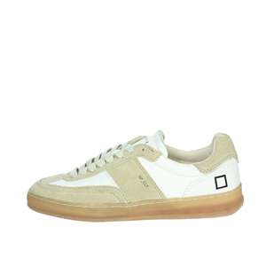 D.A.T.E. Zapatillas Donna W411-SL-CA-HB Blancas Beige con Plataforma - Product Image 1