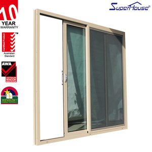 Portes coulissantes Superhouse modernes à cadre étroit en aluminium à rupture de pont thermique, grandes vitrages <span class=keywords><strong>double</strong></span> <span class=keywords><strong>vitrage</strong></span> pour villa, jardin et extérieur - Product Image 3