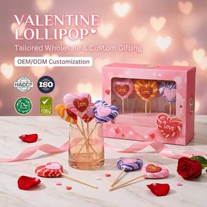 Sucettes en forme de cœur pour les fêtes de mariage, les cadeaux d'anniversaire et les événements de la Saint-Valentin - Product Image 1
