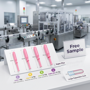 <span class=keywords><strong>Tamponi</strong></span> Igienici Femminili in Cotone Biologico con Cartone, Morbidi e Usa e Getta, Super Assorbenti, Prodotti in Cina - Product Image 1