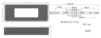 Alimentation électrique GaN 20V20A 400W, chargeur, adaptateur secteur pour ordinateur portable, poste de travail, contrôle industriel, PLC, imprimante 3D, machine CNC