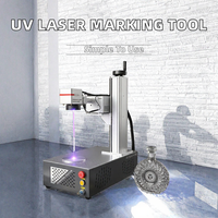 Machine de marquage laser UV de bureau 5W 10W, graveur laser UV portable pour gravure de logo, date, code de lot, gravure sur bouteille en plastique