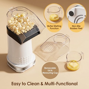 Máquina para Hacer <span class=keywords><strong>Palomitas</strong></span> de Maíz Eléctrica de Aire Caliente de 1200W con Taza Medidora para Uso Doméstico - Product Image 3