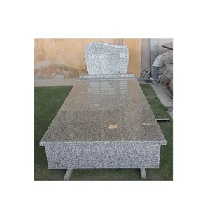 Prezzo all'ingrosso europeo Jilin granito bianco tomba pietra tombale lapide Design