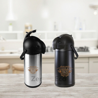 Pot de pompe à vide à double corps de qualité supérieure Pot à air isolé en acier pour le thé et le café Caractéristique commerciale Thermos avec chauffage