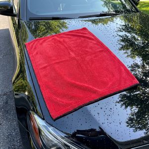 Échantillon Gratuit Serviettes Microfibres Bouclées Double Face 60x90 600gsm Super Absorbantes pour Séchage Automobile et Lavage de Voiture - Product Image 1