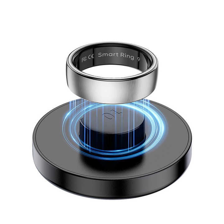 Image showcasing R10 Health Sport Smart Ring 5ATM Waterproof Heart Rate Sleep Monitoring Step Count Couple Rings ...