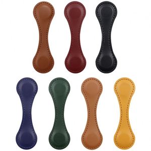 Retro Teardrop PU Leather Magnetic <b>Bookmark</b> Portable Book Page Holder Clip Reading <b>Gift</b> for Students - Product Image 2