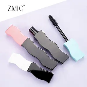 mascara and eyeliner set 6ml 7ml square eyebrow mascara private label black white pink blue packaging twist up mascara container