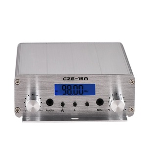 CZE-15A สเตอริโอ PLL เครื่องส่งสัญญาณ <span class=keywords><strong>FM</strong></span> 3วัตต์/15วัตต์สถานีวิทยุไร้สายออกอากาศ87-108เมกะเฮิร์ตซ์กระจายเสียงเครื่องส่งสัญญาณเสียงจอแอลซีดี - Product Image 2