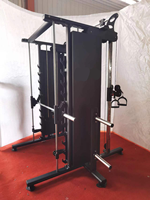 Smith Squat Rack Function Trainer, machine de musculation à trois fonctions pour la musculation, usage commercial, équipement de fitness, machine de gym