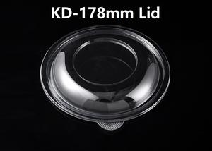 Ciotola in Plastica Rotonda <span class=keywords><strong>PET</strong></span> RPET Trasparente Rigida Monouso per Insalata Dessert Frutta Cibo da Asporto all'Ingrosso - Product Image 6